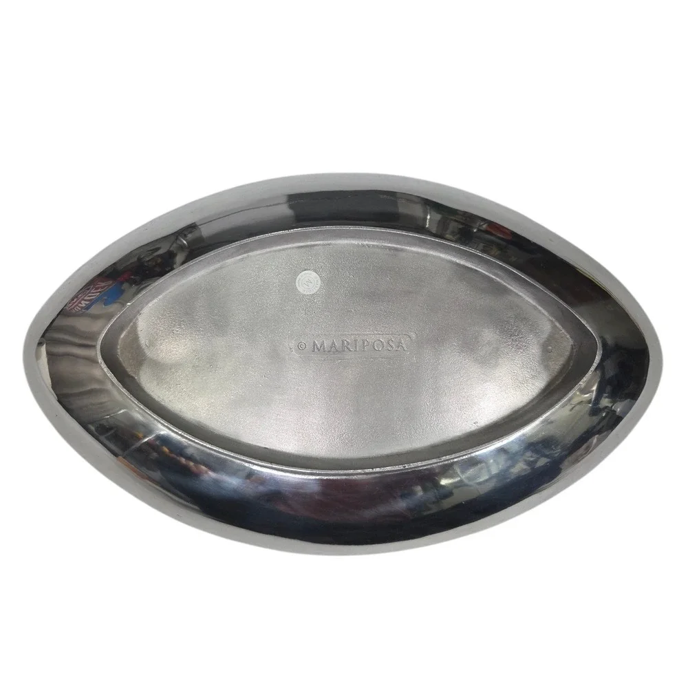 Mariposa Football Nut  Large Serving Dish 17.5